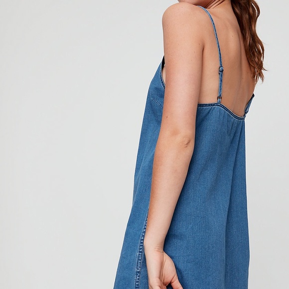 Wilfred Free Vivienne Dress Denim - Picture 3 of 7